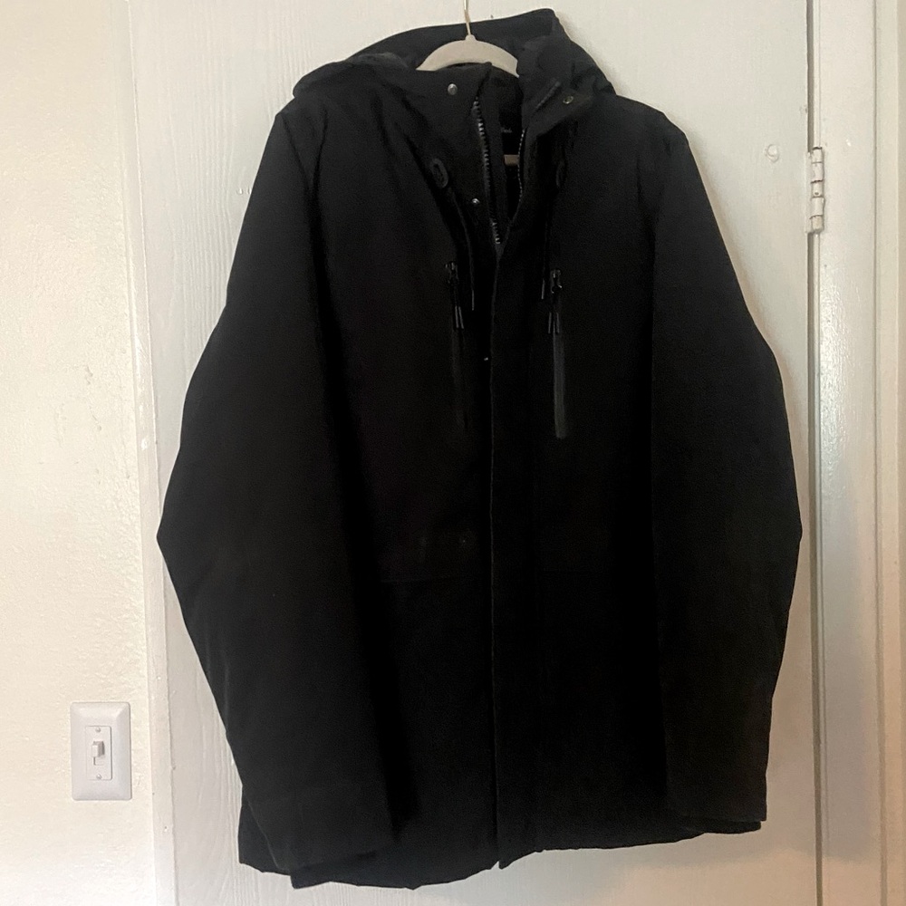 Men’s Large Black Abercrombie & Fitch Down Winter Coat